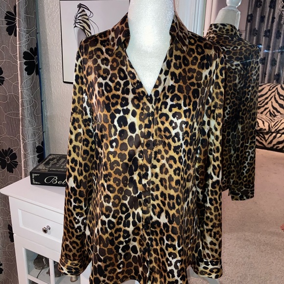 EUC Express Portofino blouse size small - Picture 3 of 7